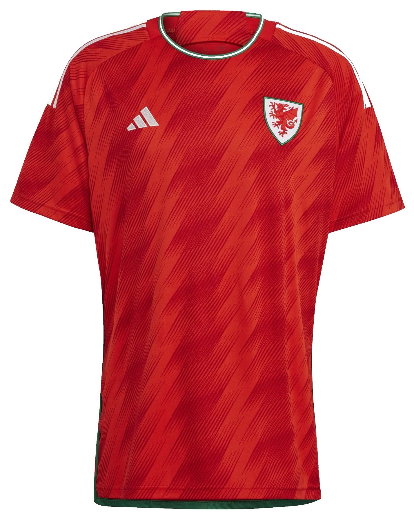 Camisa I Seleção do Pais de Gales 2022 Adidas oficial 